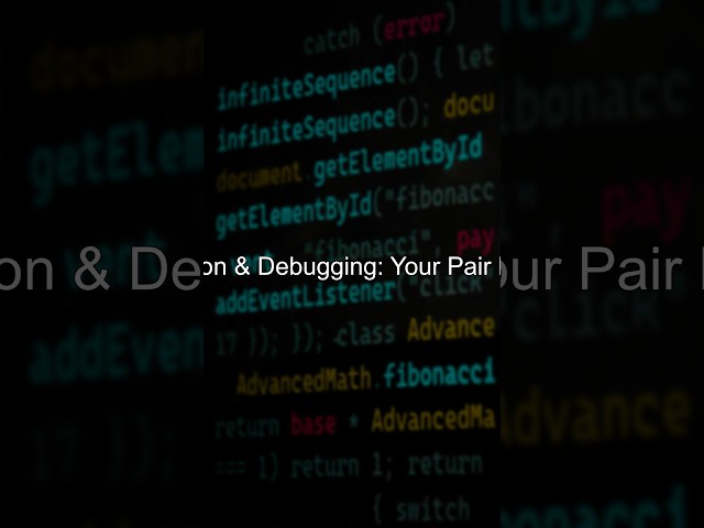 AI for Code Generation & Debugging: Your Pair Programmer That Never Sleeps