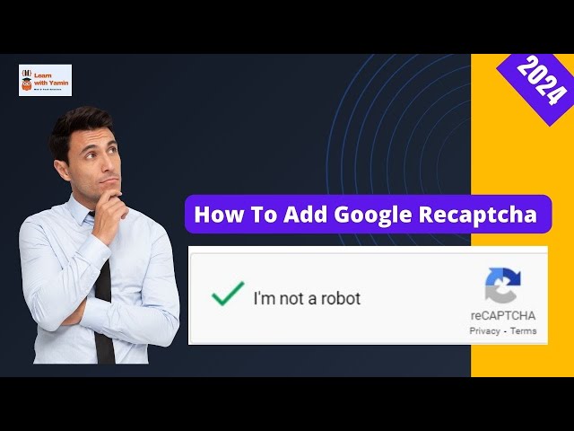 How To Add Google ReCAPTCHA V2 to HTML Form and Submit   Web Development In Bangla Tutori