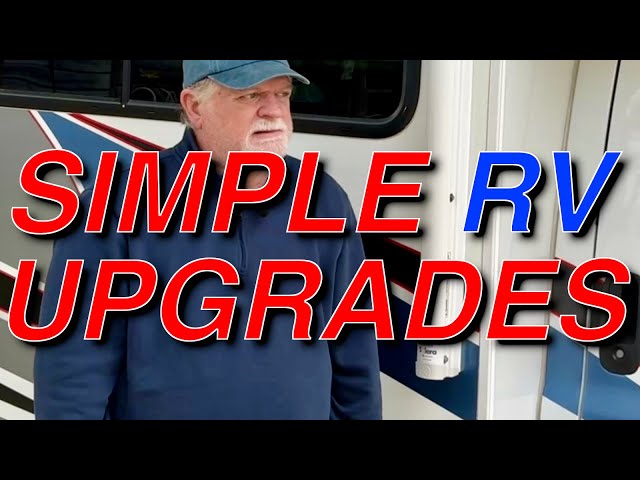 Simple RV Upgrades, Class C Motorhome Upgrades, Thor Class A