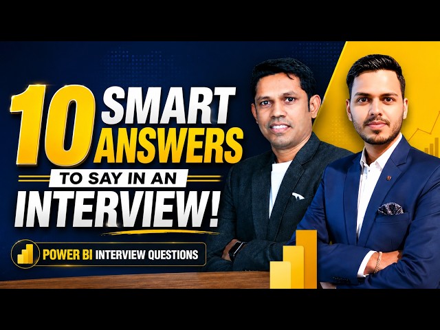 Top Power BI Interview Questions & Answers 2026 | Crack Any Data Analyst Interview