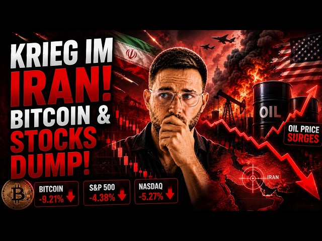 WAR CONTINUES 🚨 BITCOIN & STOCKS DOWN 😳 IMPORTANT ECONOMIC DATA!