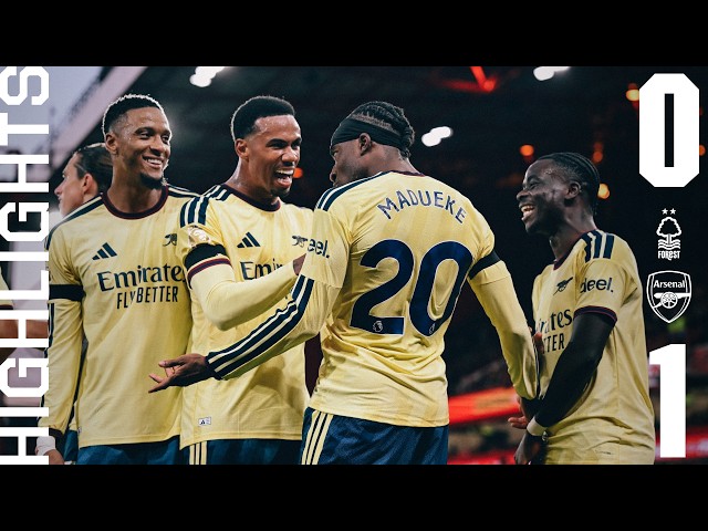 MADUEKE STRIKE EARNS ALL THREE POINTS! | Nottingham Forest vs Arsenal (0-1) | Premier League