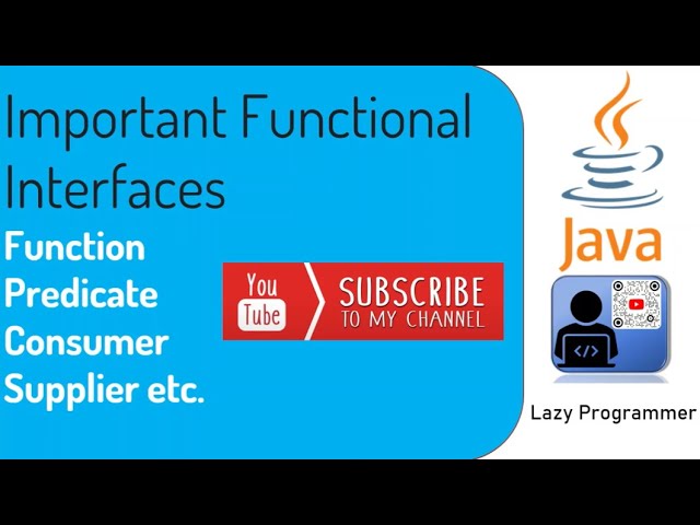 #8 - Java 8 - Functional Interfaces Theory Java 8 #java #functionalinterface #functionalprogramming