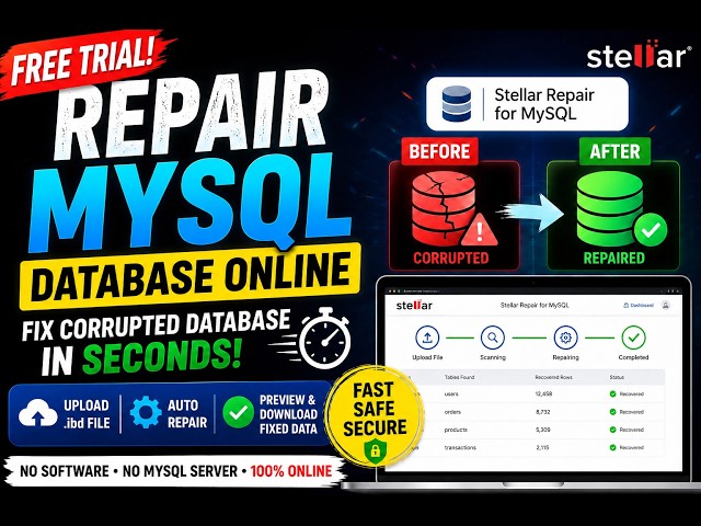 Stellar database recovery tool, now web solution
