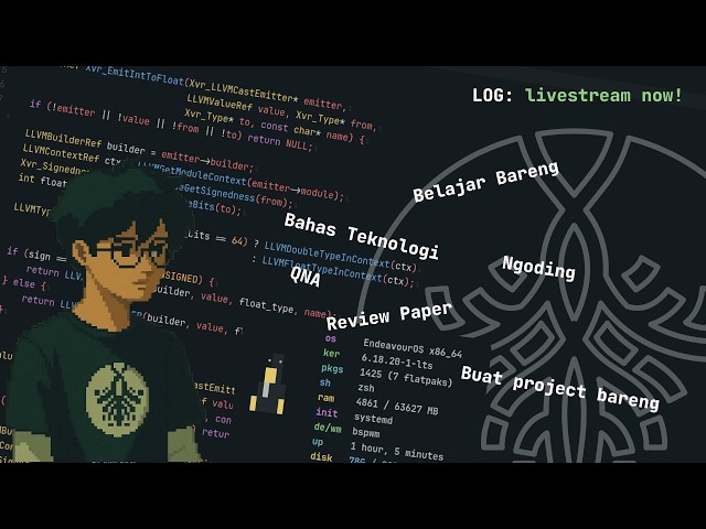 🔴 [LIVE ] QNA And Ngobrol Linux Lagi