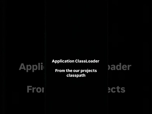 what is ClassLoader in Java ? why we are getting ClassNotFoundException #javadoc #javadevs #java