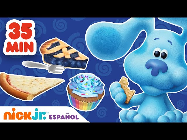 Pistas de Blue y tú | 35 MIN de las comidas favoritas de Blue | Nick Jr. en Español