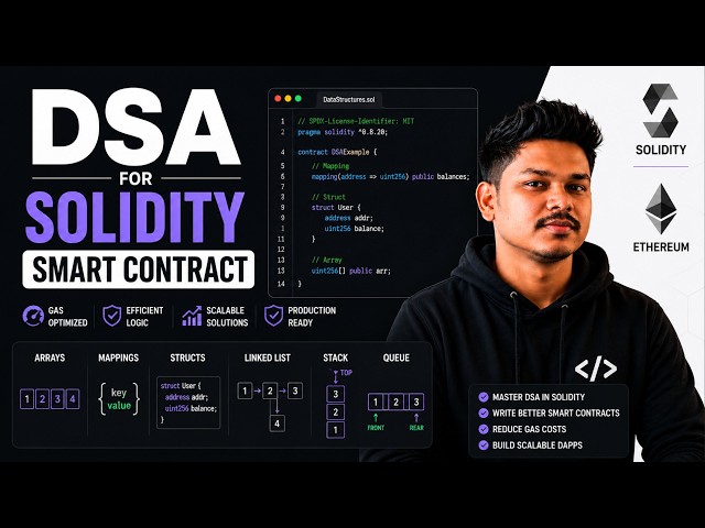 DSA for Solidity Smart Contracts | Master Data Structures & Algorithms in Web3