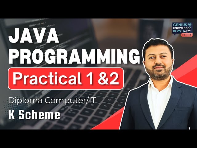 How to Setup Java Programming Environment | Diploma IT/Computer K Scheme Semester 4 Practical 1 &2