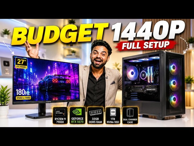 🔥 The Ultimate Budget 1440P Gaming Setup in 2026 PC + Monitor