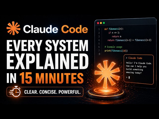 How Claude Code Actually Works — Every System Explained in 15 Minutes