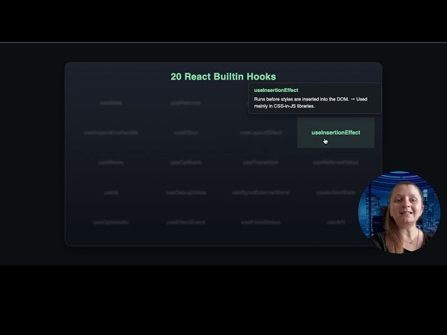 React's 20 Built-in Hooks