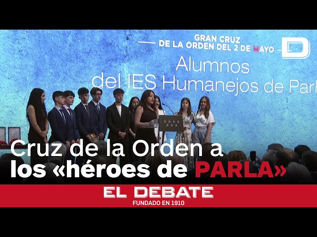 «Los héroes de Parla»: los adolescentes que salvaron la vida a una mujer, premiados este Dos de Mayo