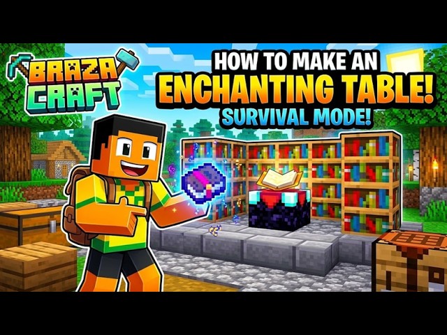 I Made an Enchanting Table in Minecraft Survival! 🔮✨