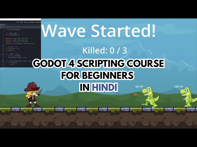 Godot 4 Scripting Course for Beginners in Hindi || GDScript Course