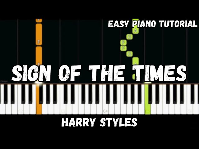 Harry Styles - Sign of the Times (Easy Piano Tutorial)