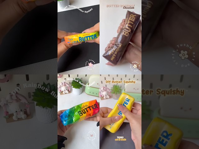 How to Make VIRAL Butter SQUISHY! 😱😳 DIY Squishy Tutorial #diy #squishy