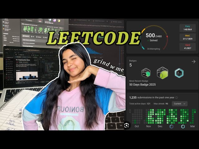 LEETCODE with me as a Software Engineer  grinding on weekend💻💡 | Real Problem Solving🧠