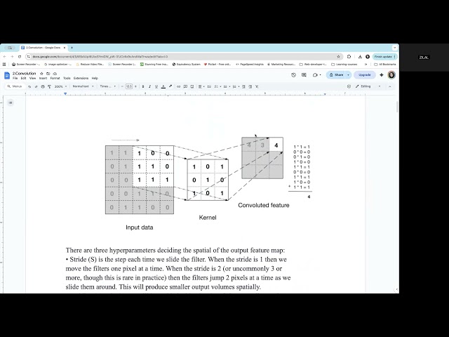 convolution operation - CNNs - P2