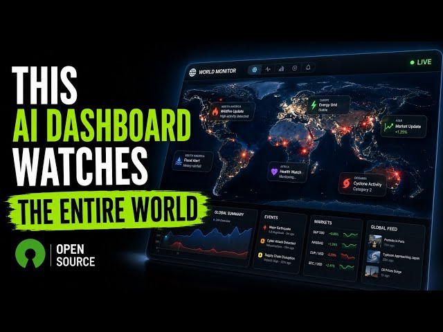 This AI Dashboard Watches The Entire World (Open Source | Github)