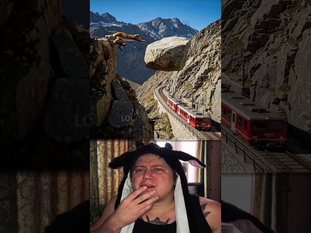 I repeated another video about how AI sees monkey behavior when someone is in danger 🐵👍?