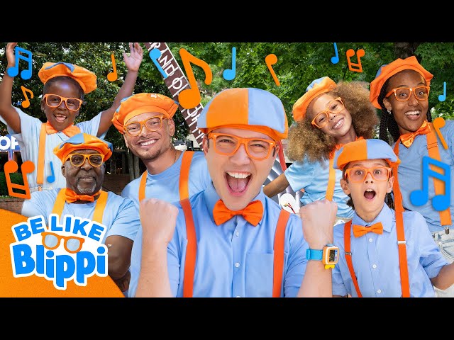 Curious Like Me 🎵 | Blippi Music Video | Be Like Blippi Week 🚗✨