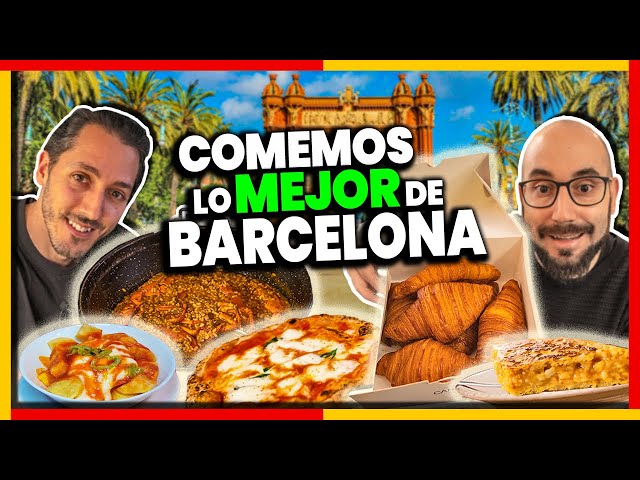 Dónde comer en BARCELONA Bueno y Barato *TOP 5 LUGARES COMIENDO 24 HORAS* 🥇🤤