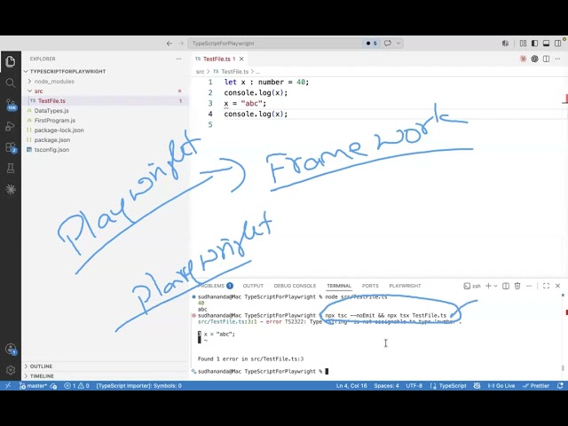 PlayWright With TypeScript  - TypeScript Data Types Explained | Complete Beginner's Guide
