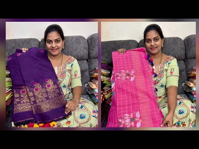 Latest Jamdhani Dress Materials Live booking