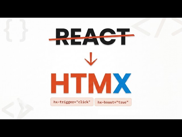 Everyone's Wrong About HTMX vs React (Here's the Actual Verdict)
