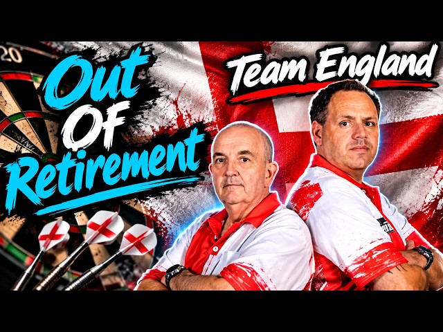 Phil Taylor And Adrian Lewis Team Up For England