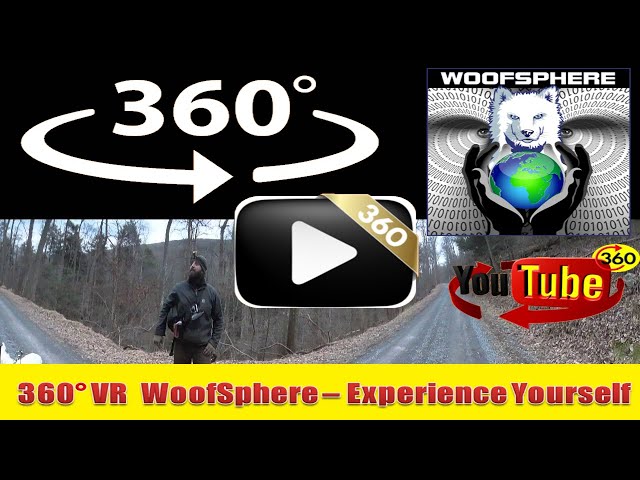 360 Videos | VR | Virtual Reality | WooFSphere | Husky Dog on Upper Buck Ridge Road Part 6