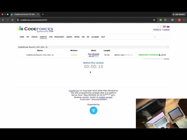 Codeforces Round 1101 (Div. 2)