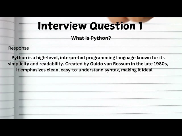 TOP 50+ Python Interview Questions & Answers | Freshers & Experienced Candidates | Crack Interviews