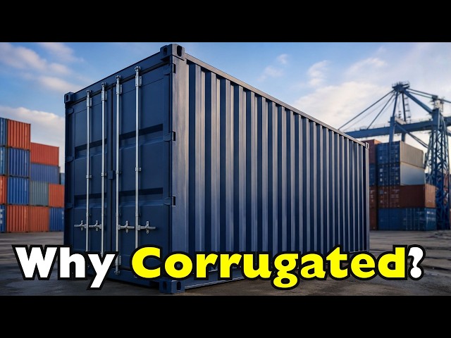 Why Are Shipping Containers Corrugated?