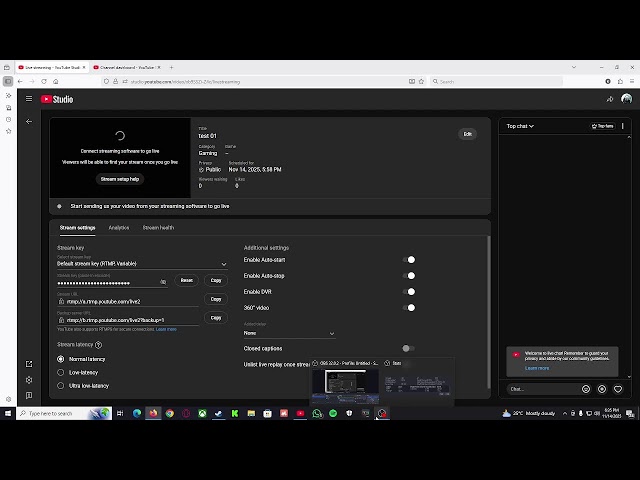 test live