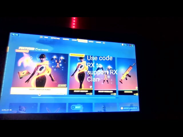 i have a support a creator code btw its code RX