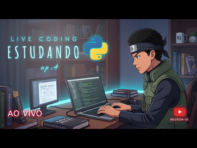 🔴🟡ESTUDANDO PYTHON / LIVE CODING/DO ZERO AO PRIMEIRO MONEY COM PROGRAMAÇÃO🟡🔴