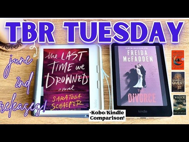 NEW BOOKS RELEASING JUNE 2 ON MY KINDLE COLORSOFT & KOBO LIBRA COLOUR (E-READER COMPARISON) #kindle