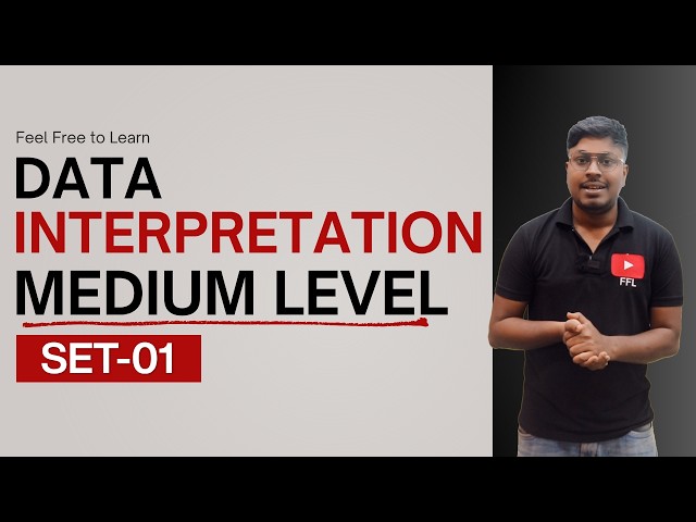 Data Interpretation (Set-01) | Medium Level | For all Competitive Exams