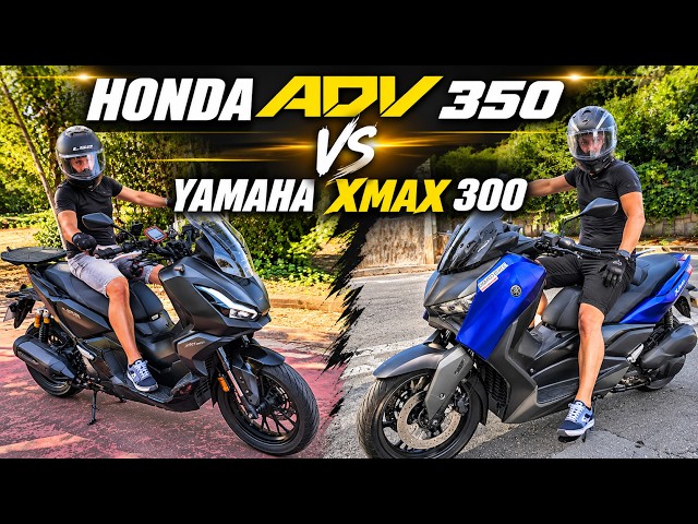 Testing the 2026 Honda ADV 350 and Yamaha XMAX 300 🛵