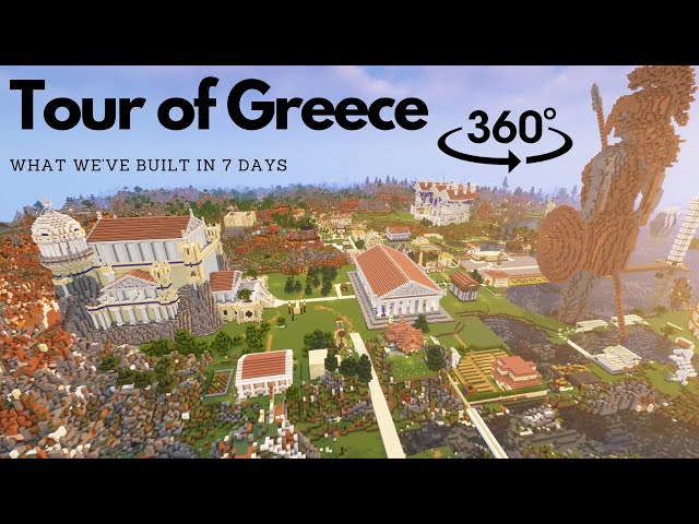 [360view] We've built Greece in 7 days for 1000 players Simiulate Roman Empire Event