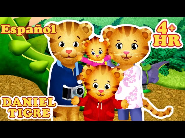 Las vacaciones de verano de la familia tigre (episodios completos) | Daniel Tiger en Espanol