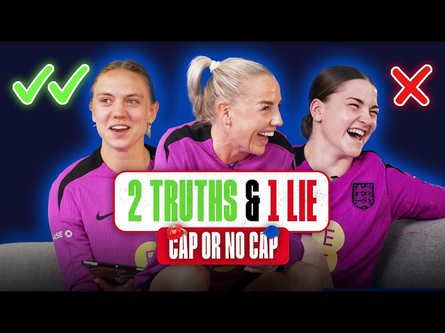 2 Truths, 1 Lie with Alex Greenwood, Jess Park, & Esme Morgan ✅✅❌ Lionesses: Cap or No Cap Episode 2