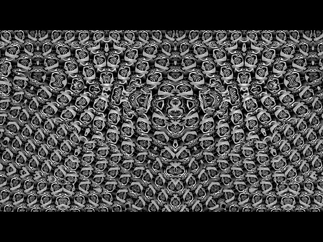 Abstract video synthesis loop 4K 60fps 300secs mvrO 021