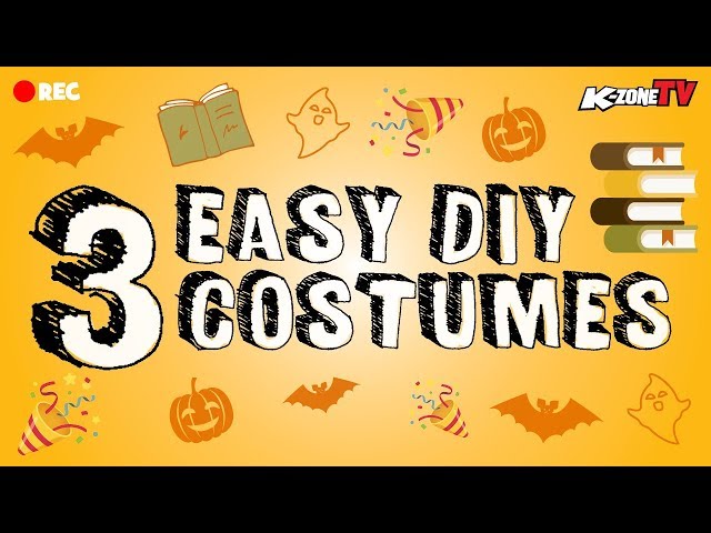 3 Last Minute Costume Ideas | DIY Halloween & Book Week | K-Zone TV