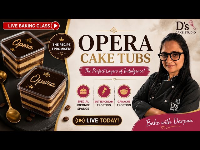 इतना LUXURIOUS Opera Cake! 😍 घर पर बनाएं Bakery-Style OPERA CAKE TUBS | 10k ka Promise👩‍🍳