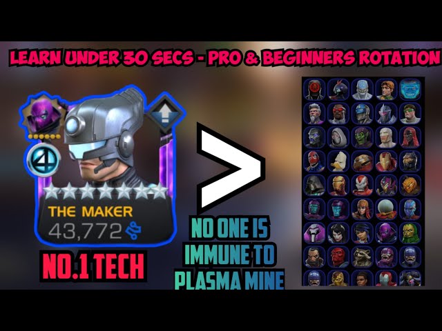THE MAKER NO.1 Tech Champion | Beginner & Pro Easy Rotation | Learn under 30 Secs 