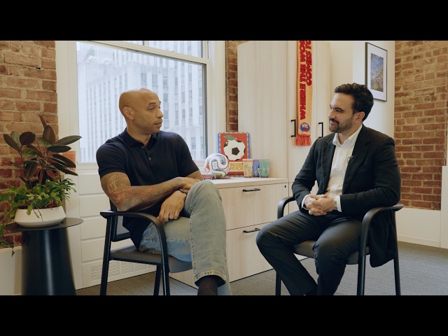 Mayor Zohran Kwame Mamdani & Thierry Henry talk NYC and Arsenal