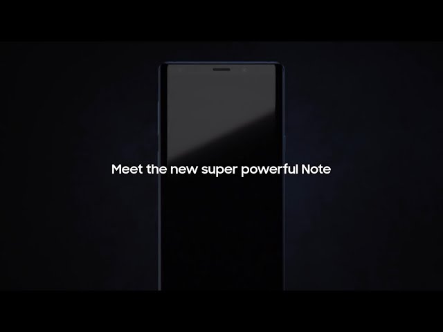 Samsung Galaxy Note9: Official Introduction